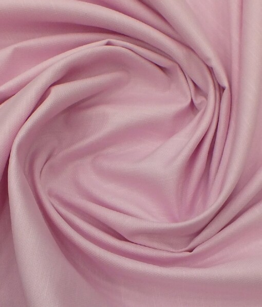 Nemesis Men's Lemonade Pink 100% Cotton Chambray Weave Structured Shirt Fabric (1.60 M)