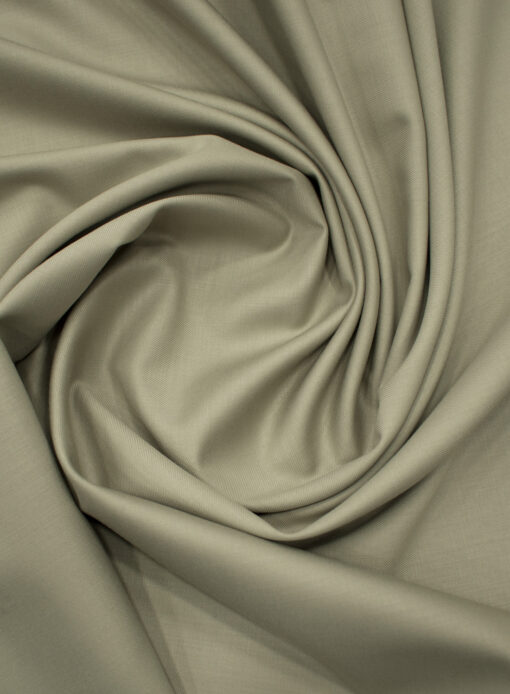 Absoluto Men's Terry Rayon Solids 3.75 Meter Unstitched Suiting Fabric (Oyster Beige)