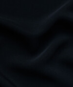 Italian Channel Men's Terry Rayon Solids 3.75 Meter Unstitched Flowy Japanese Stretchable Suiting Fabric (Dark Navy Blue)