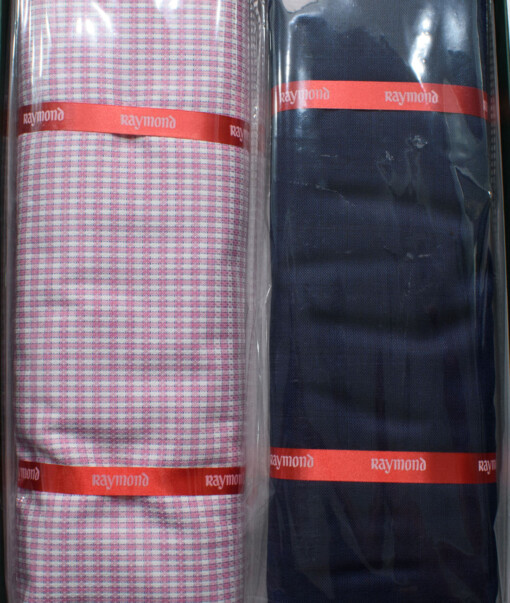 Raymond Combo Gift Pack of Unstitched Cotton Shirt & Trouser Fabrics (Pack of 10)