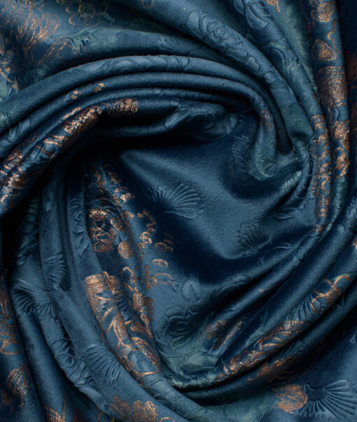 Blazer or Indowestern Ethnic Fabric (Jay Blue)